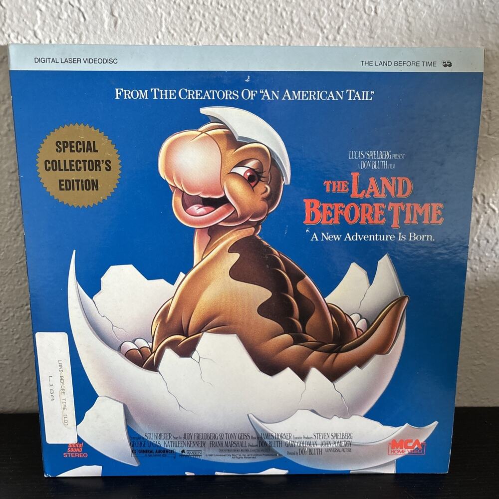 The Land Before Time Digital Laser Videodisc Laserdisc 1989 MCA Home Video